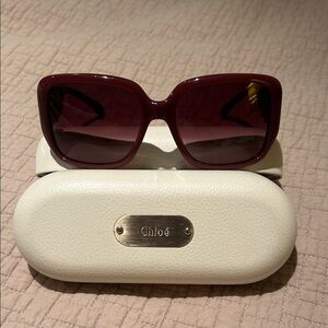 Women’s  Burgundy Chloe Sunglasses